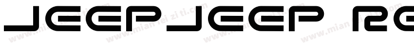 Jeepjeep Regular字体转换